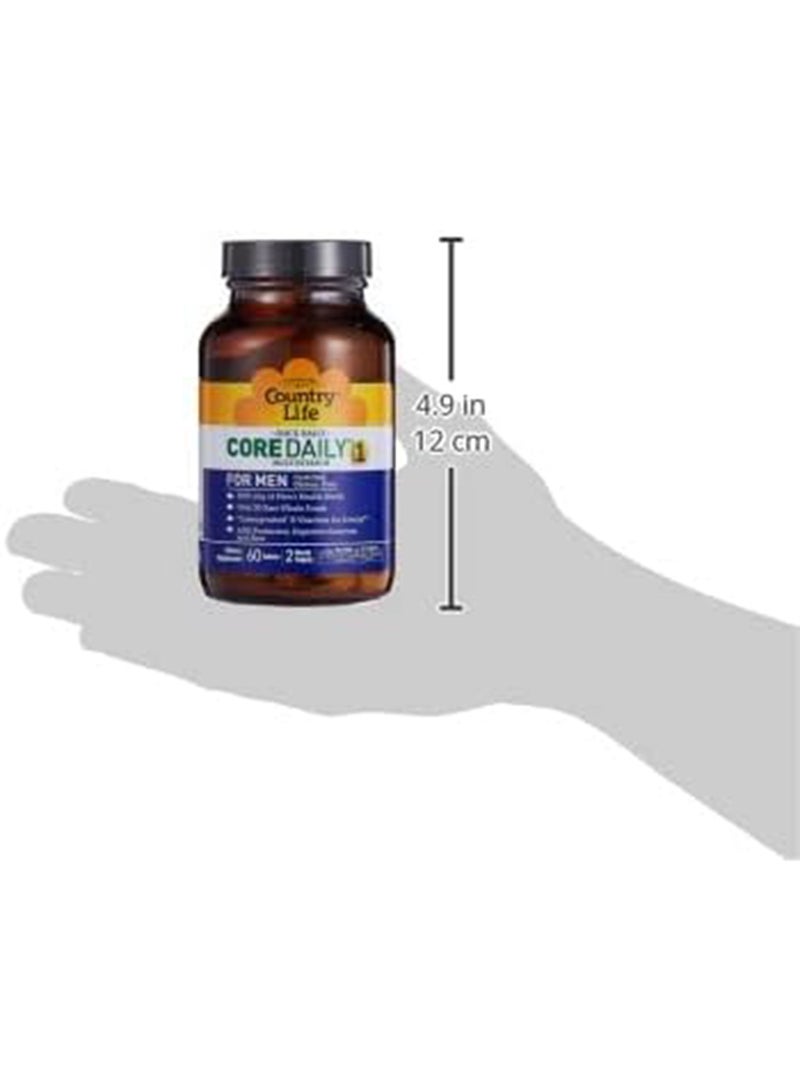 Country Life Core Daily-1 Multivitamins - 60 Tablets - Image 4