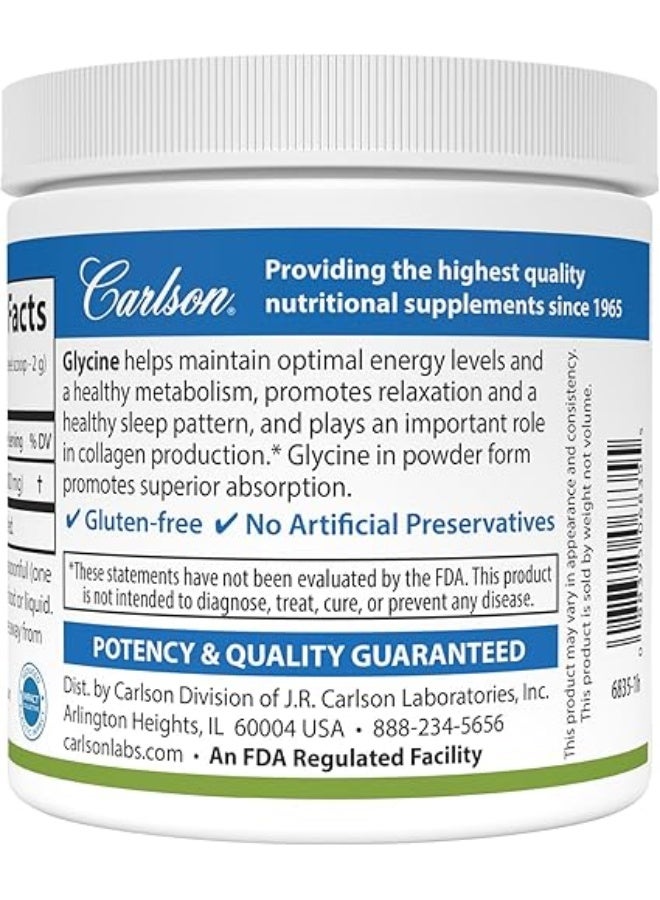 Carlson Glycine Amino Acid Powder 100g - Image 3