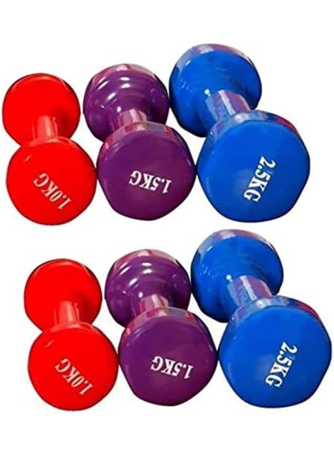 Fitness World 6-Piece Dumbbell Set 10kg - Image 4