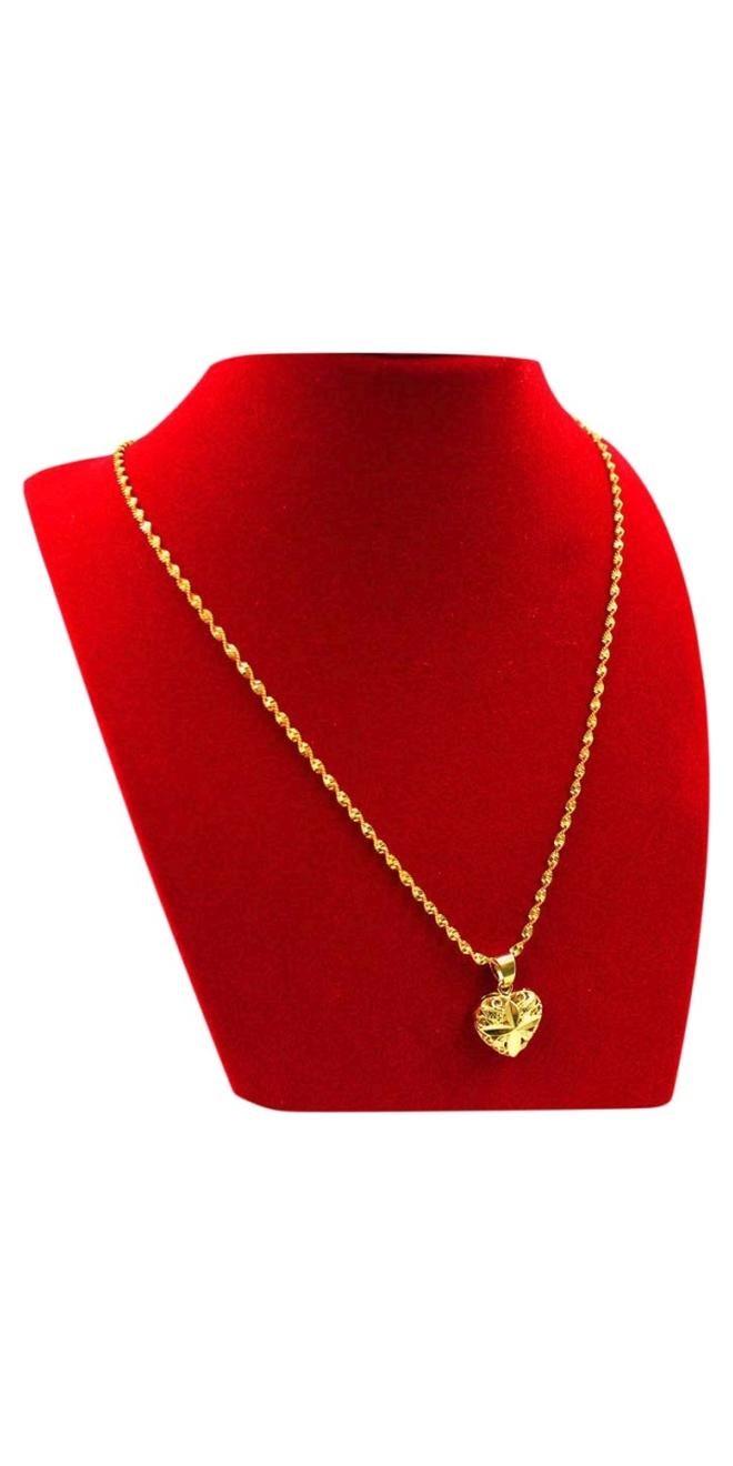 قلادة بدلاية ومطلية بذهب عيار 18 قيراط - Image 1