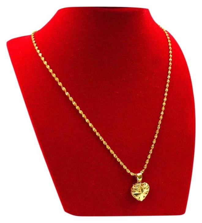 قلادة بدلاية ومطلية بذهب عيار 18 قيراط - Image 1