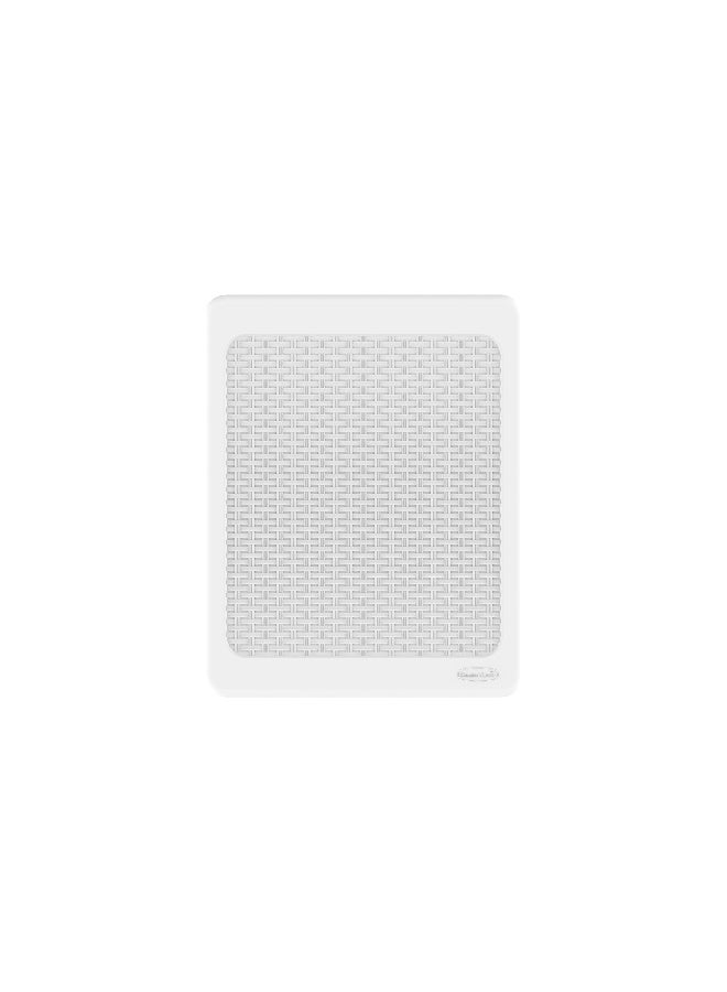 Cosmoplast 4 Tier Cedarattan Storage Cabinet with Wheels & Drawers (White Mix) White Mix - Image 4