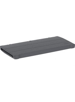 Cosmoplast Plastic Cedargrain Deck Storage Box 270 Liters For Indoors And Outdoors Dark Grey 270.0Liters  - Image 3
