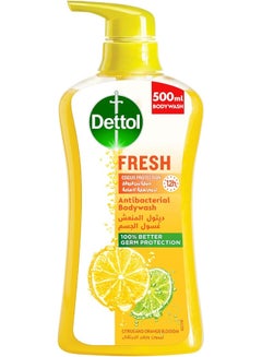 Dettol Fresh Anti-Bacterial Body Wash With Puff 500ml  - Image 3