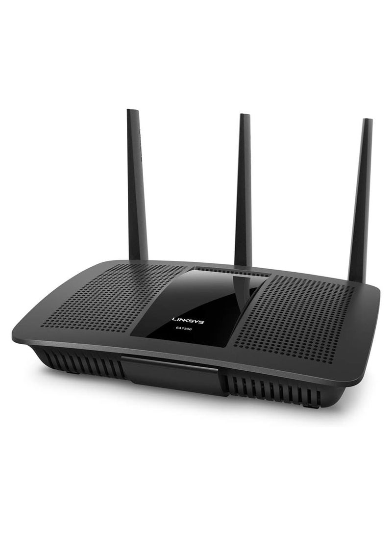 LINKSYS Ea7300 Max-Stream Ac1750 Mu-Mimo Dual-Band Wifi Router (4 Gigabit Ethernet Ports, 4K Uhd Streaming & Gaming) Black - Image 1