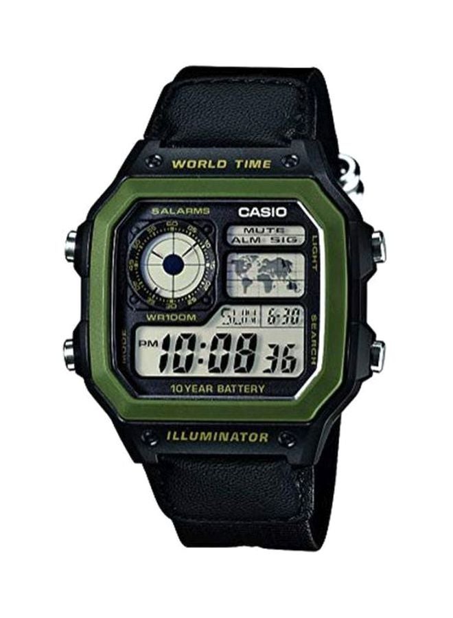 CASIO Men's Classic Digital Watch AE-1200WHB-1BVDF - 42 mm - Black - Image 1