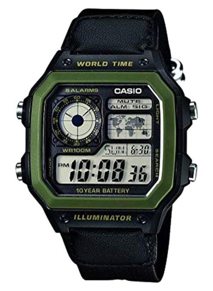 CASIO Men's Classic Digital Watch AE-1200WHB-1BVDF - 42 mm - Black - Image 1