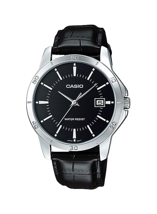CASIO Men's Water Resistant Analog Watch MTP-V004L-1AUDF - 42 mm - Black - Image 1