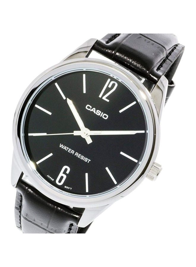 CASIO Men's Enticer Water Resistant Analog Watch MTP-V005L-1BUDF - 47 mm - Black - Image 4