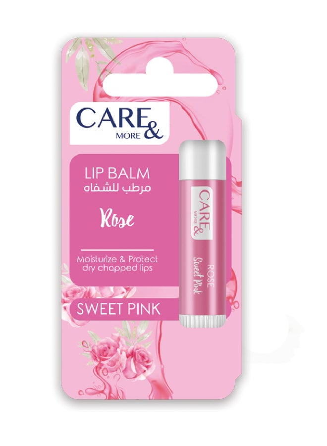 Care & More - Lip Balm Rose Multicolour 4grams - Image 1