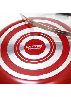 BLACKSTONE Non Stick Cooking Pot Red 26cm  - Image 3