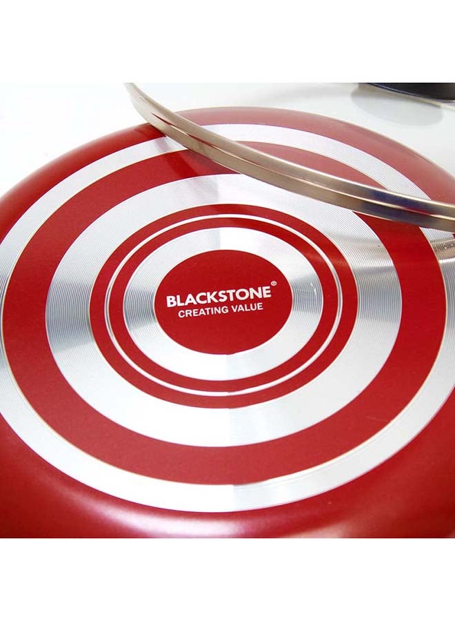 BLACKSTONE Non Stick Cooking Pot Red 26cm  - Image 3