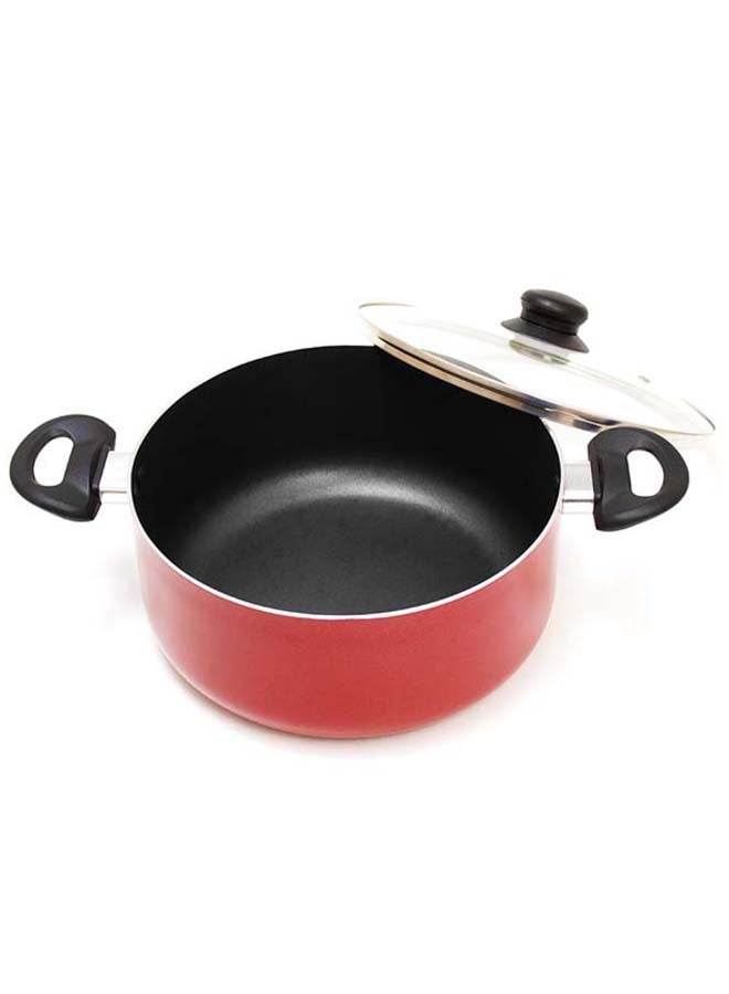 BLACKSTONE Non Stick Cooking Pot Red 26cm  - Image 2