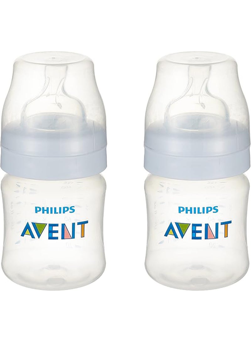 Pack Of 2 Anti - Colic Baby Feeding Bottle Set 125 Ml - pnsku/N33003886A/45/_/1724241797/45a841d0-1fe6-4d06-8d65-f906272f6e51