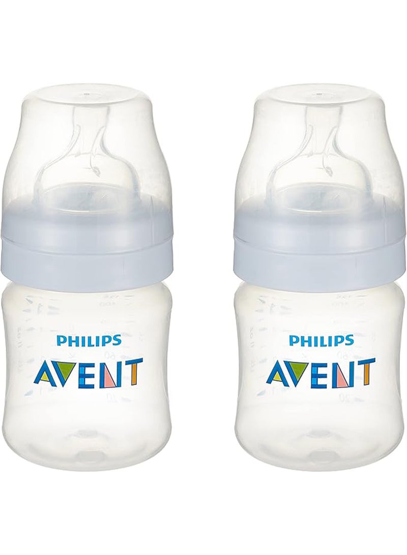 PHILIPS AVENT - Pack Of 2 Anti - Colic Baby Feeding Bottle Set 125 Ml - Image 1