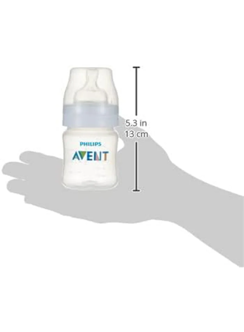 Philips Avent Anti-Colic Bottle 125Ml| 2 Bottles | No.1 Brand Recommended By Moms Worldwide |Clinically Proven To Reduce Colic And Discomfort