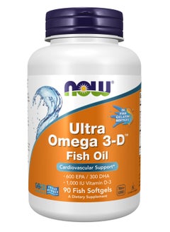 Ultra Omega 3-D Dietary Supplement - 90 Softgels