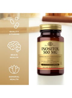 Inositol 500 mg - 100 Vegetable Capsules Packaging May Vary