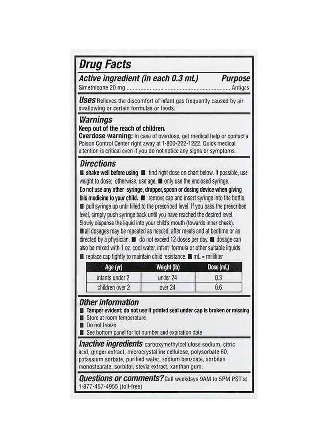 Mommy's Bliss, Baby Gas Relief Drops, Newborn+, 1 fl oz (30 ml)