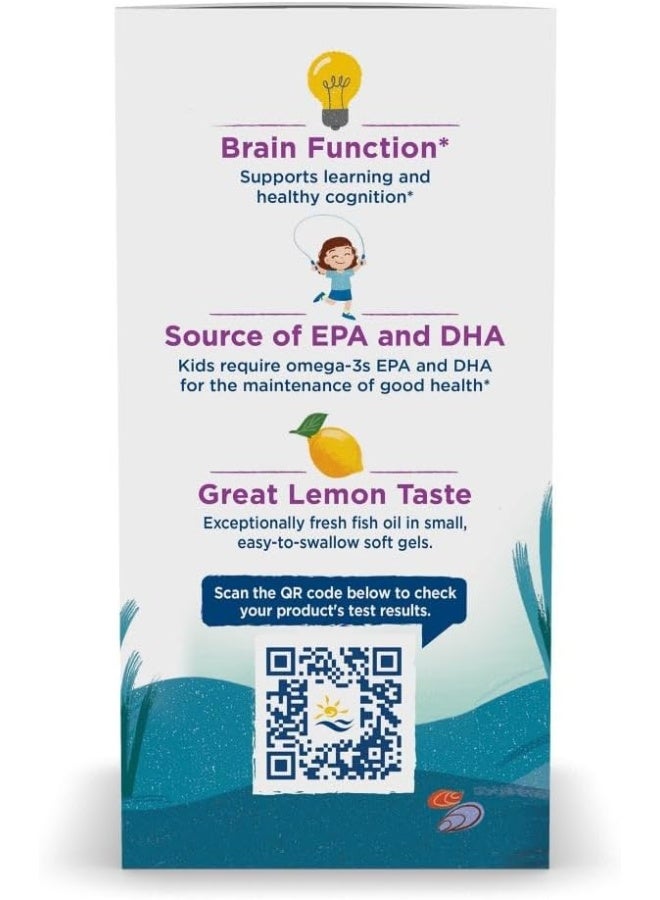 NORDIC NATURALS Complete Omega Junior, 283 mg Omega-3s + 35 mg, 180 Mini SoftGels Packaging May Vary  - Image 3
