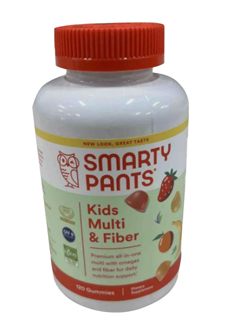 سمارتي بانتس مكمل غذائي متعدد الفيتامينات وأوميغا 3 - 120 كبسولة