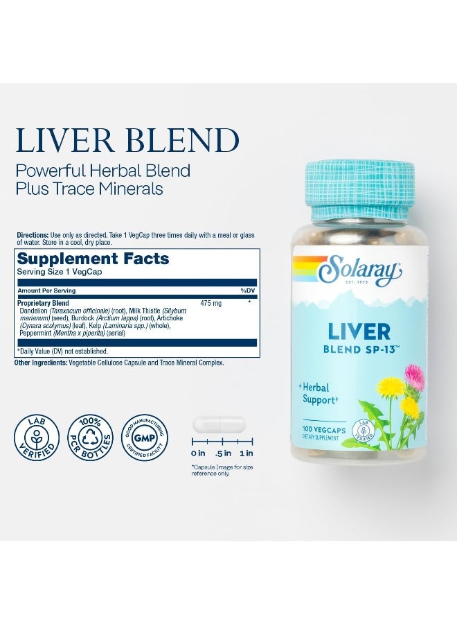 مكمل غذائي ليفر بليند SP-13 - مكون من 100 كبسولة - Image 2