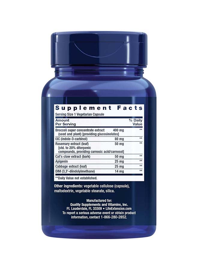 Life Extension Triple Action Cruciferous Vegetable Extract Dietary Supplement - Image 3