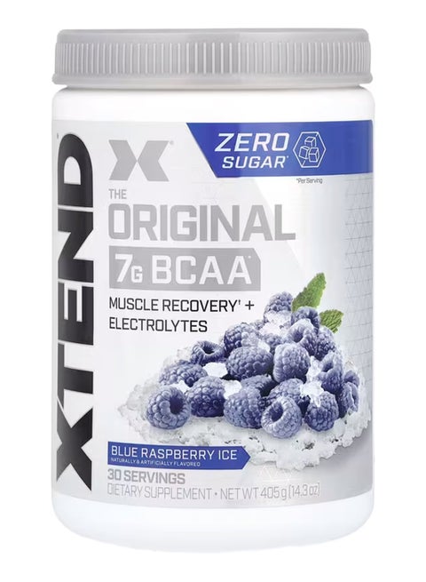 The Original 7G BCAA, Blue Raspberry Ice 30Servings 405 Gm