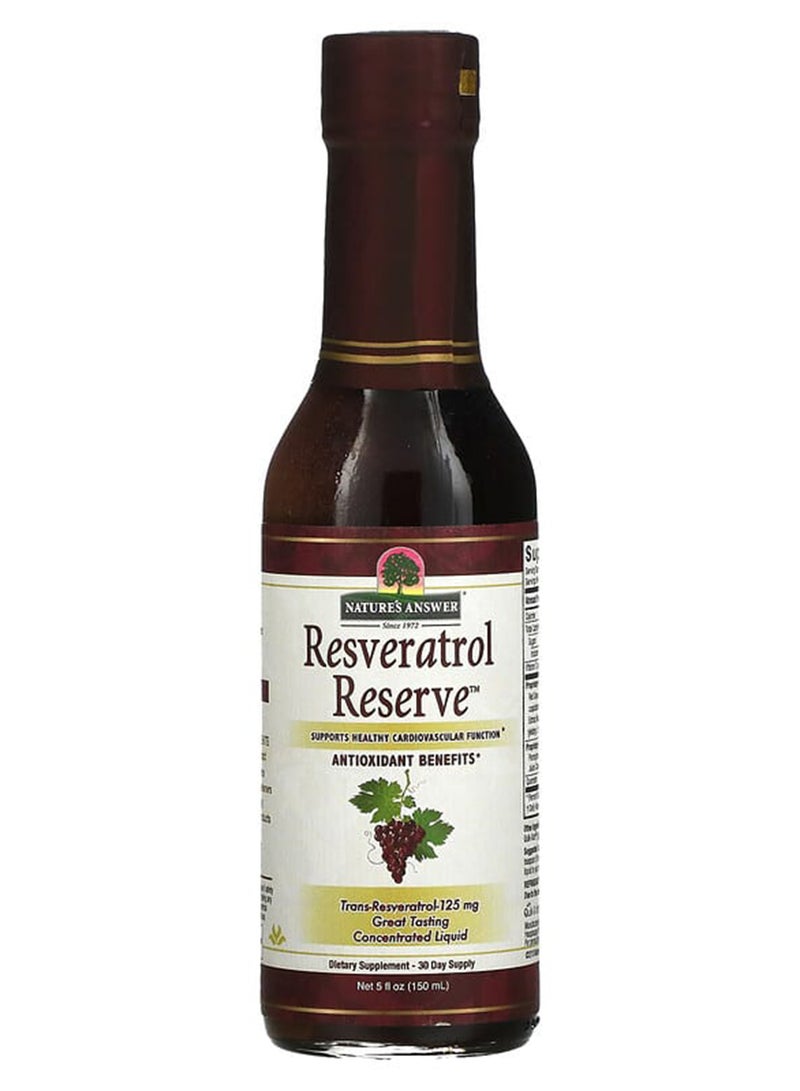 NATURE'S ANSWER Resveratrol Reserve Cellular Complex Dietary Supplement 5 fl oz  - Image 2