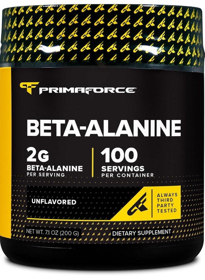 Primaforce Beta Alanine, 200g Container - 7.1 oz - Image 1