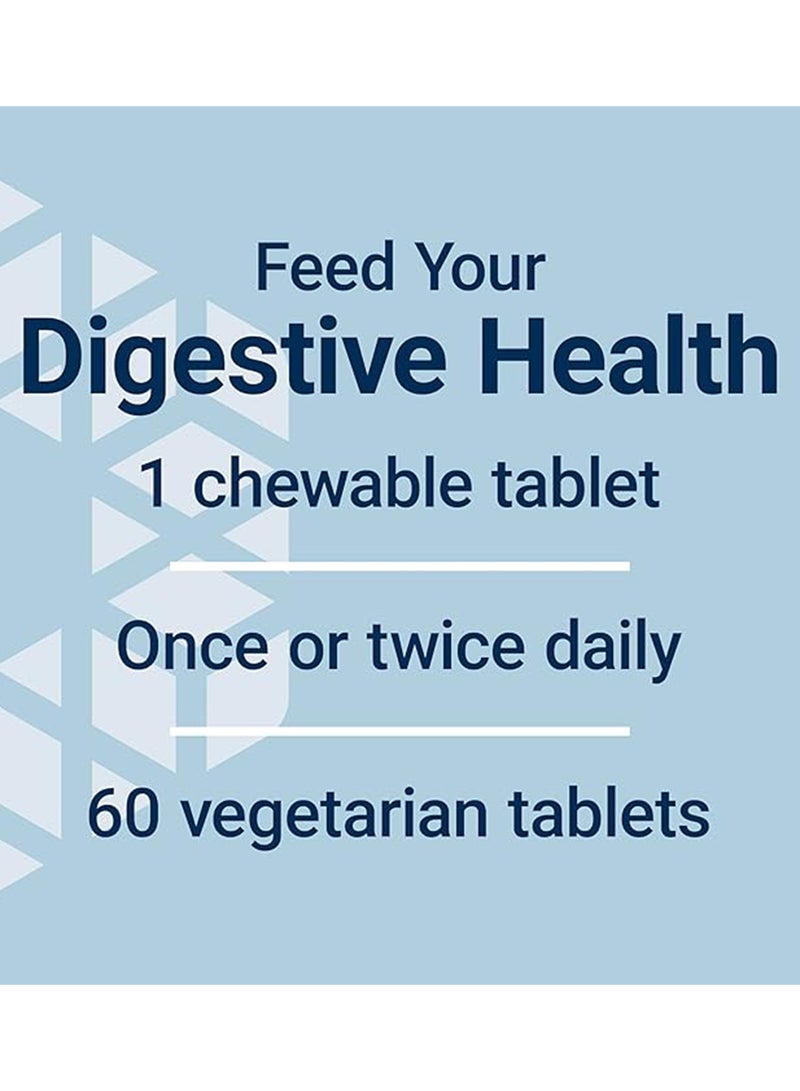 لايف إكستنشن مكمل غذائي قابل للمضغ بريبيوتيك فلوراسيست - فراولة طبيعية - 60 قرص - Image 4