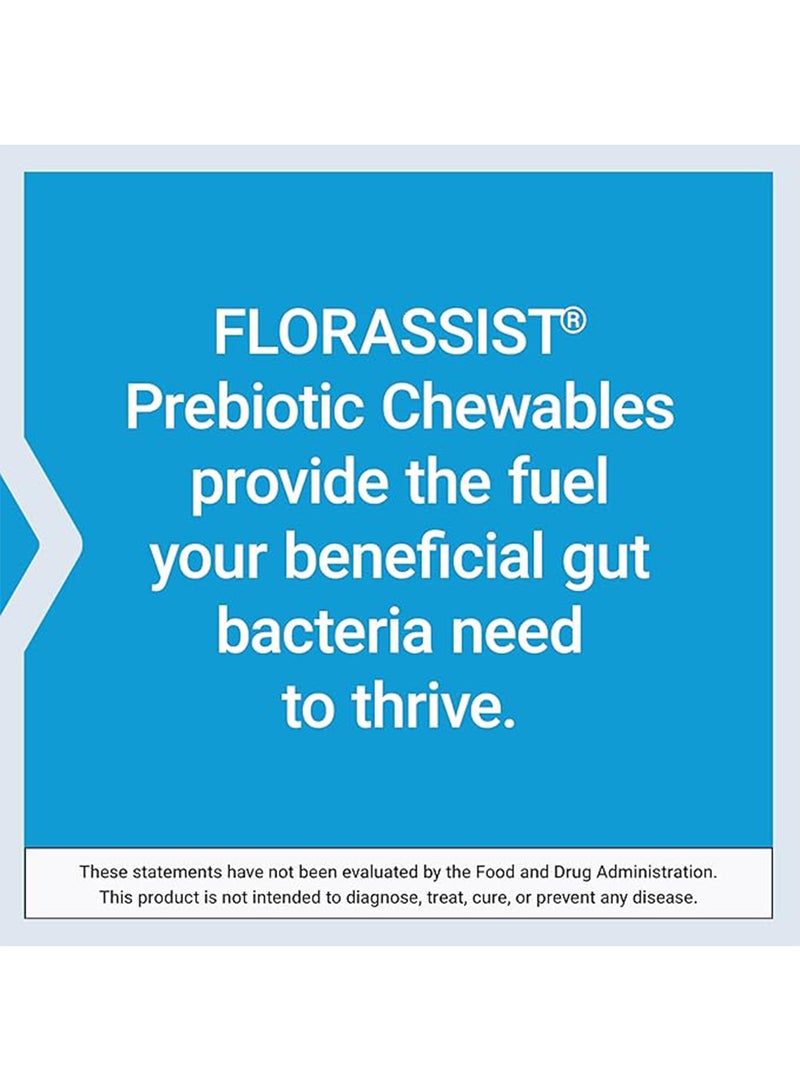 لايف إكستنشن مكمل غذائي قابل للمضغ بريبيوتيك فلوراسيست - فراولة طبيعية - 60 قرص - Image 5