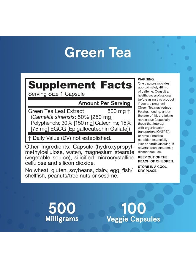 جارو فورملاز مكمل غذائي من الشاي الأخضر 500 مجم - 100 كبسولة - Image 2