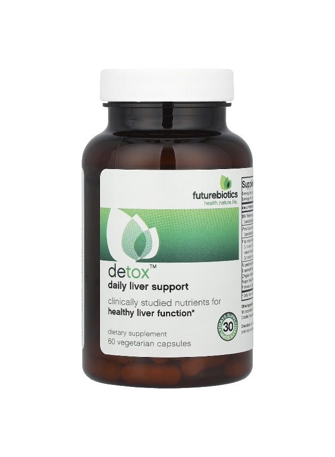 Detox Daily Liver Support 60 Vegetarian Capsules - pnsku/N33014385A/45/_/1740988974/ddffa322-948e-4f02-8839-7b7e2172d86d