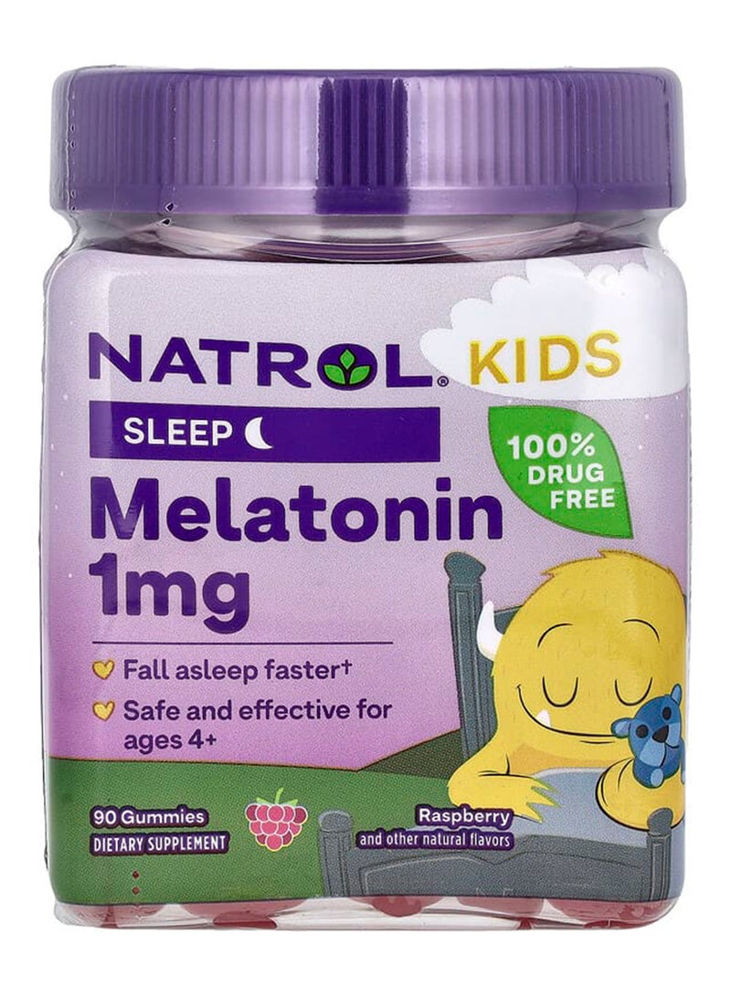 Melatonin 1 mg, Ages 4+, Raspberry, 90 Gummies (Packaging may vary) - pnsku/N33014444A/45/_/1729163973/21b6bc67-751c-4447-96f1-fed65a10509c