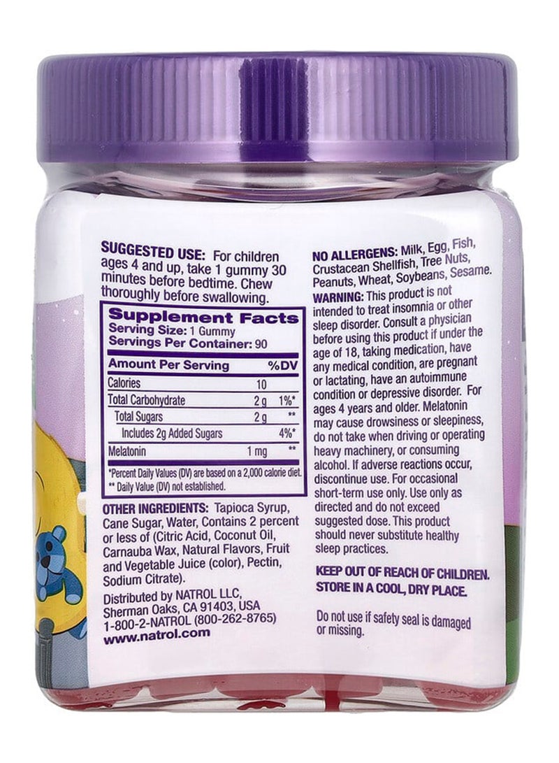 Melatonin 1 mg, Ages 4+, Raspberry, 90 Gummies (Packaging may vary) - pnsku/N33014444A/45/_/1729163974/8dadf7df-492e-48f1-8723-447408a527d9