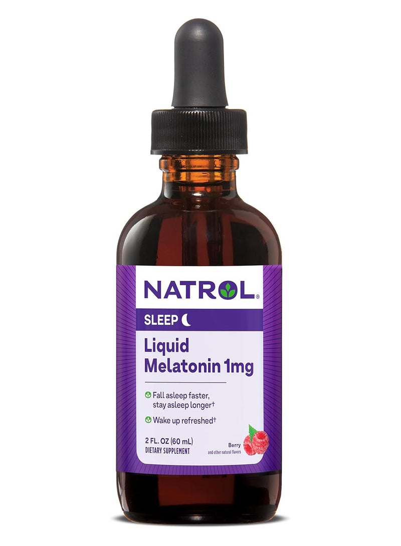 مكمل غذائي شراب ميلاتونين يساعد على النوم 1 مج - Image 1