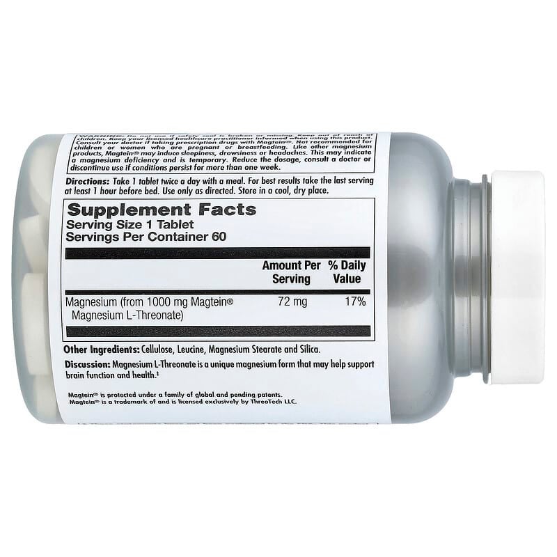 KAL Think Magnesium L-Threonate2000mg - 60 Tablets - Image 2