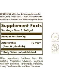Solgar Astaxanthin 10 Mg, 30 Softgels Packaging May Vary  - Image 3