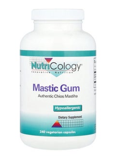 Nutricology Mastic Gum Dietary Supplement - 240 Vegetarian Capsules  - Image 1