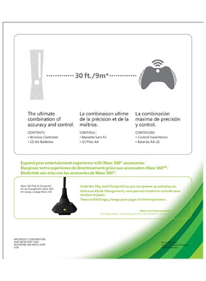 Microsoft - Wireless Gaming Controller For Xbox 360 - Image 1