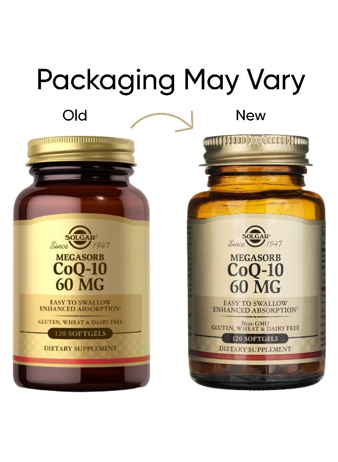 سولجر مكمل غذائي ميجاسورب بمساعد الإنزيم Q-10 عيار 60 مللي جرام يحتوي على 120 حبة - Image 3