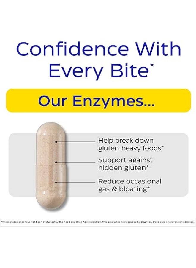 ENZYMEDICA GlutenEase Extra Strength Dietary Supplement - 60 Capsules - Image 3