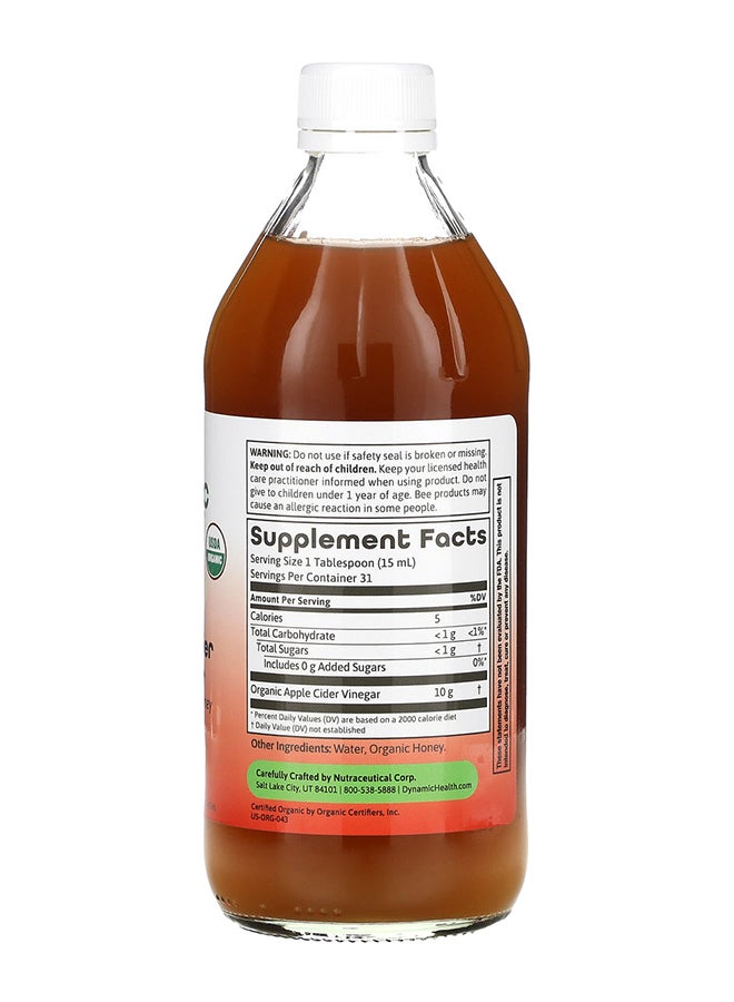 Raw Apple Cider Vinegar 16 fl oz - pnsku/N33128940A/45/_/1720424246/065f2475-f895-4928-afd1-f9cbc8f8adb8