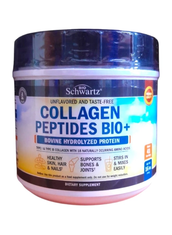 BioSchwartz Collagen Peptides Bio+, Bovine Hydrolyzed Protein 16 Oz - Image 1