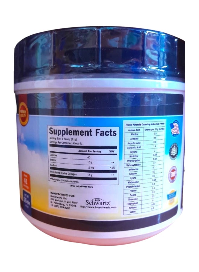 BioSchwartz Collagen Peptides Bio+, Bovine Hydrolyzed Protein 16 Oz - Image 2