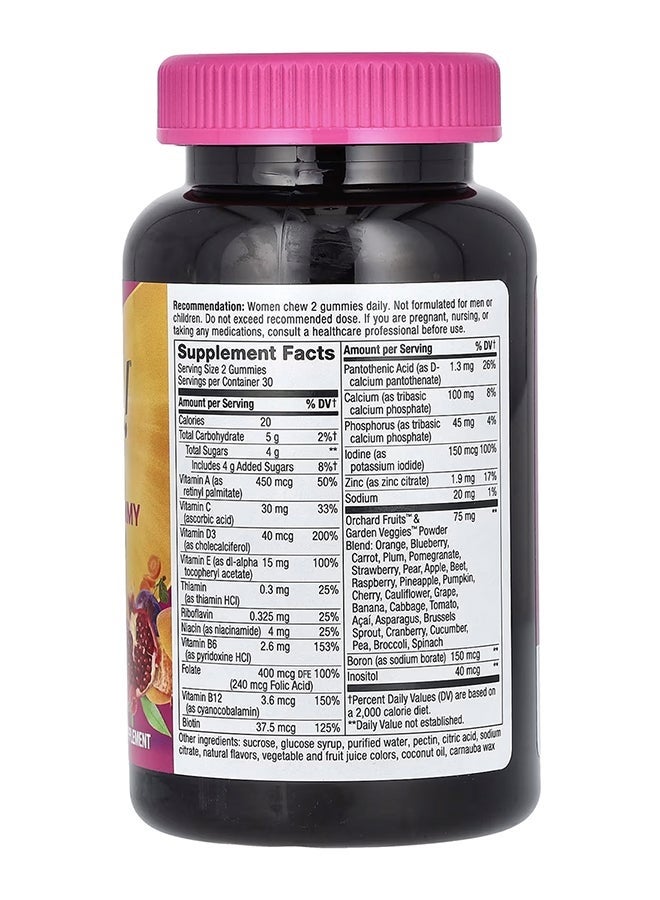 Nature's Way Alive Women's Gummy Vitamins 60's - Image 4