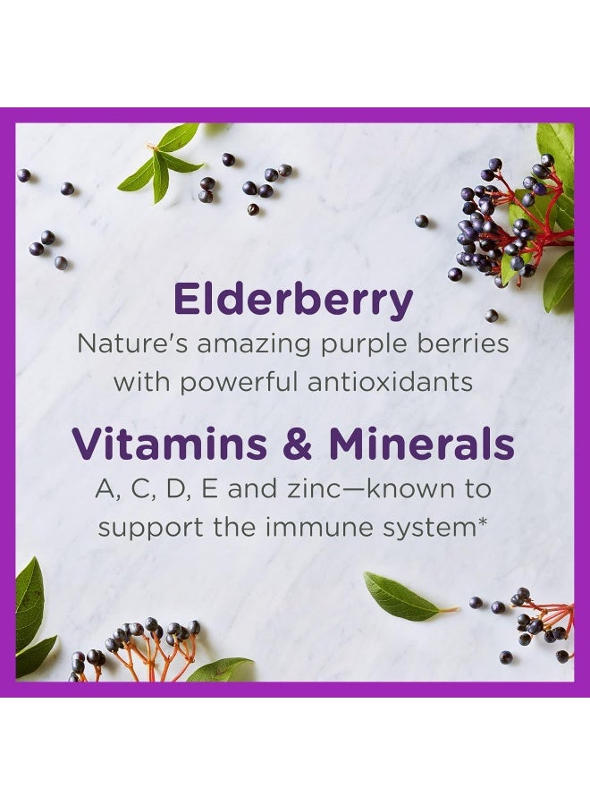 Zarbee's Naturals Children's Daily Immune Support* Elderberry 21 Gummies, Packaging May Vary - Image 5