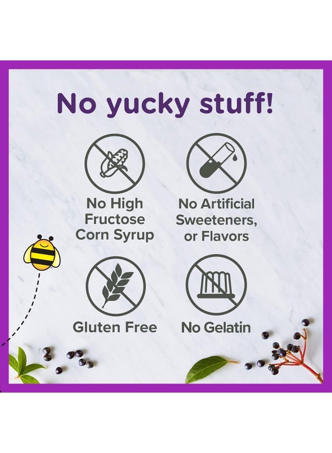 Zarbee's Naturals Children's Daily Immune Support* Elderberry 21 Gummies, Packaging May Vary - Image 3