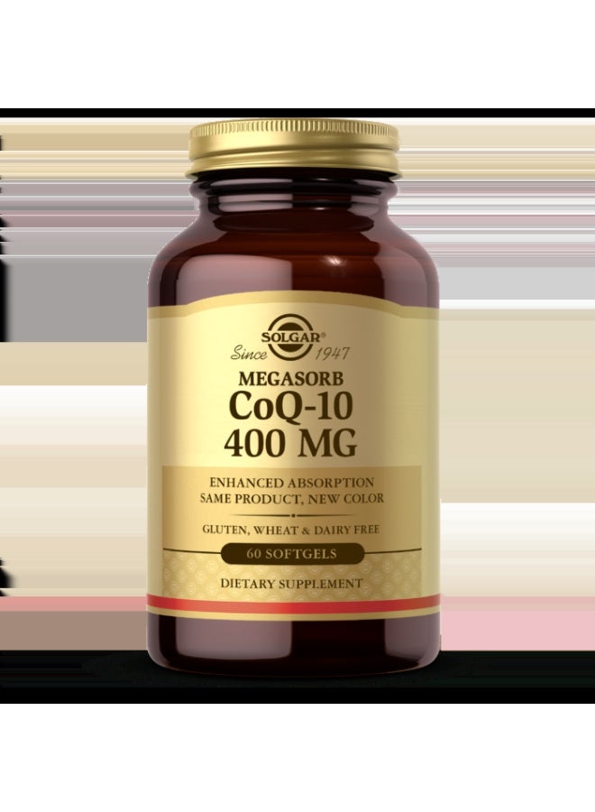 سولجر مكمل غذائي ميجازورب CoQ-10 بوزن 400 ملليجرام يحتوي على 60 كبسولة هلامية - Image 3